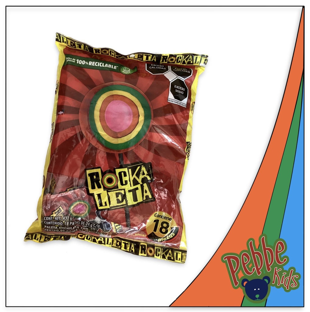 PALETA ROCKALETA C/18