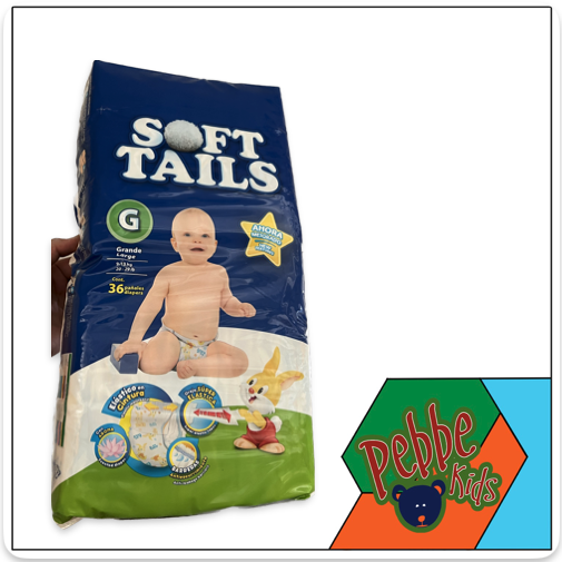 PAÑAL SOFT TAILS GRANDE C/36 