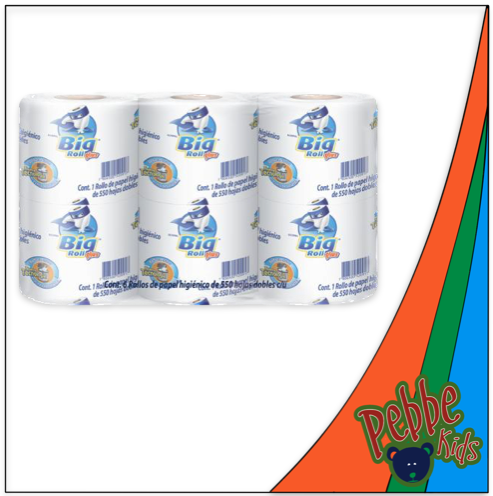 PAPEL HIG. JUMBO BIG ROLL 550H C/8/6