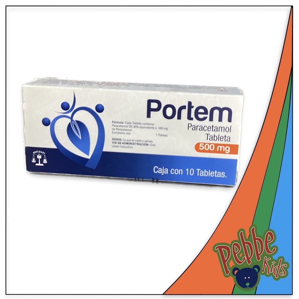PARACETAMOL 500mg. PORTEM