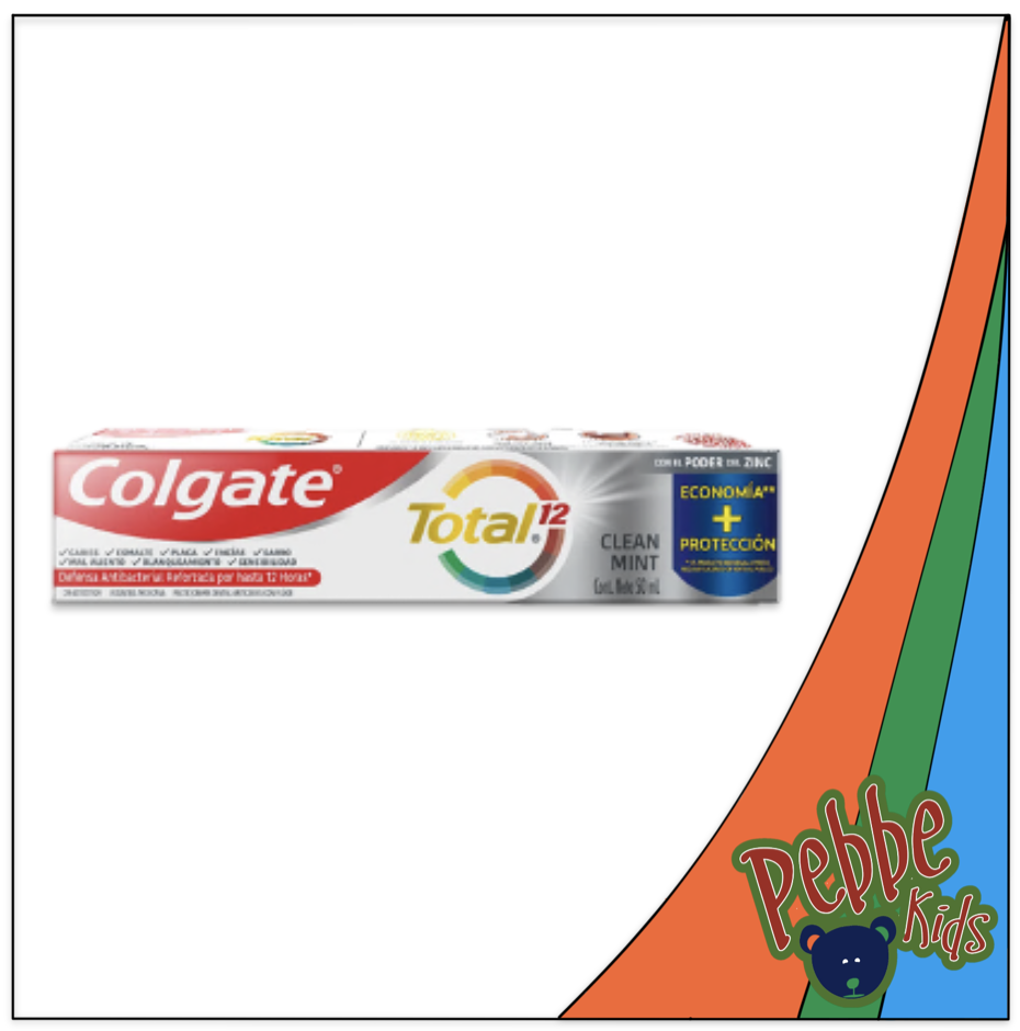 PASTA COLGATE TOTAL CLEAN 12 PACK 50ml.