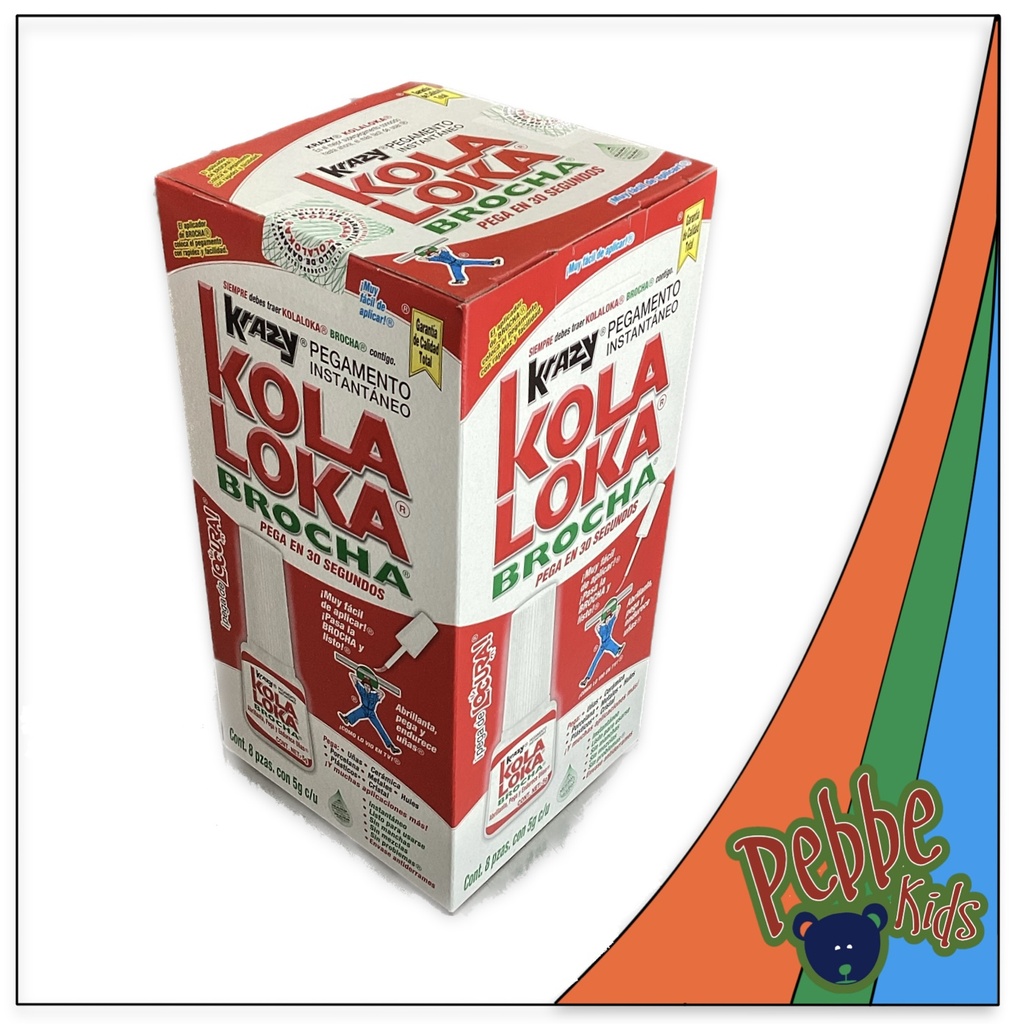 PEGAMENTO KOLA LOKA BROCHA 5gr. C/8
