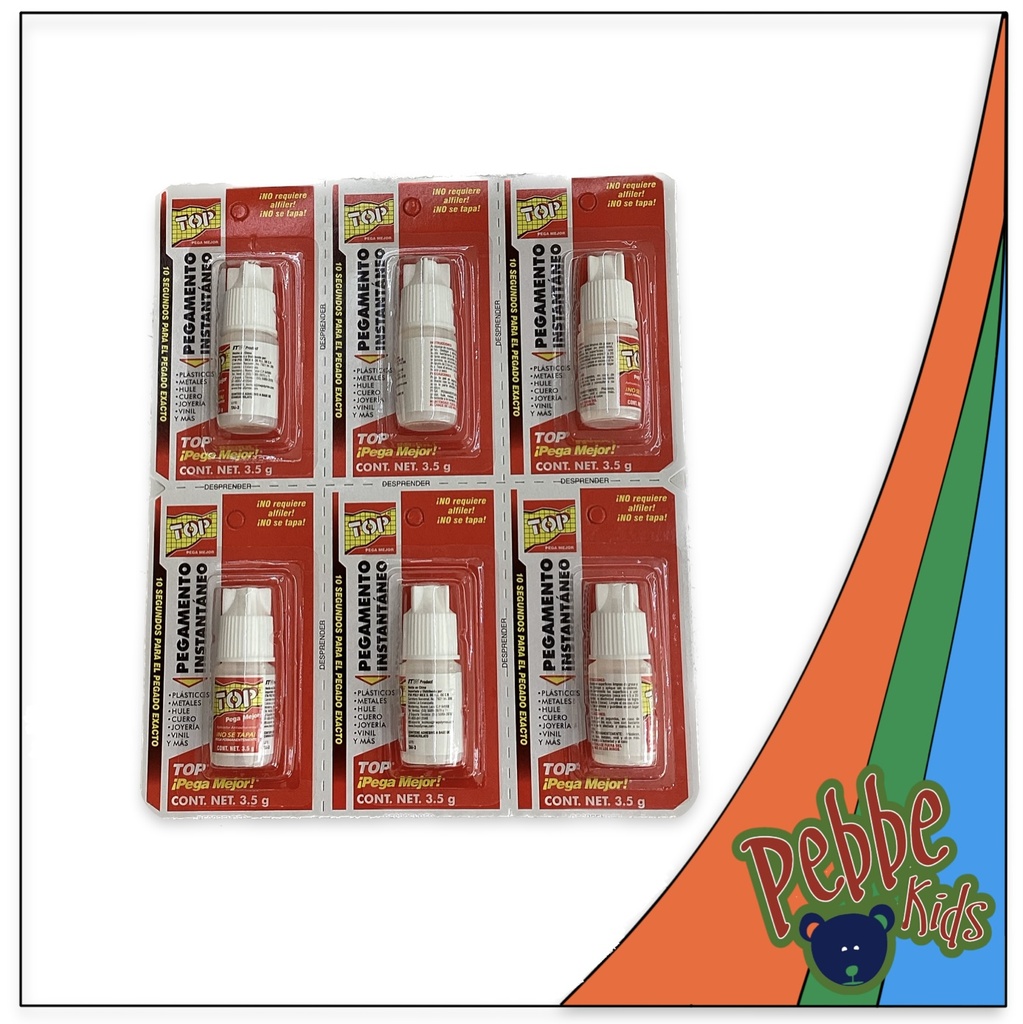 PEGAMENTO TOP GOTERO 3.5gr. C/12 