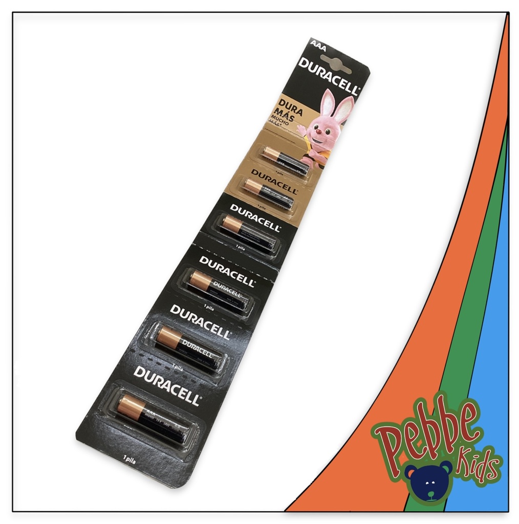 PILA DURACELL AAA TIRA C/6 