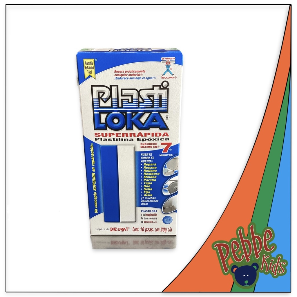 PLASTILOKA AZUL 20gr. C/10