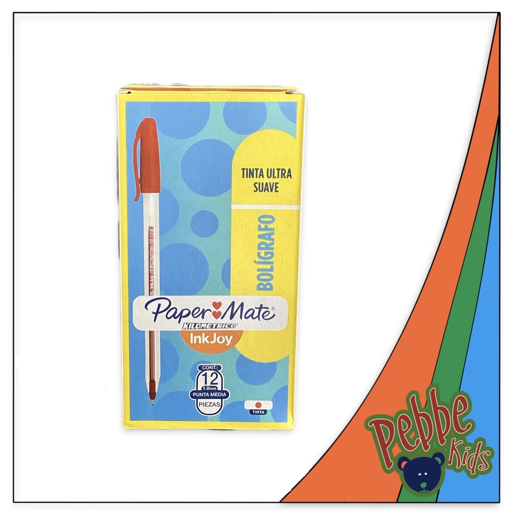 PLUMA PAPER MATE ROJA C/12 