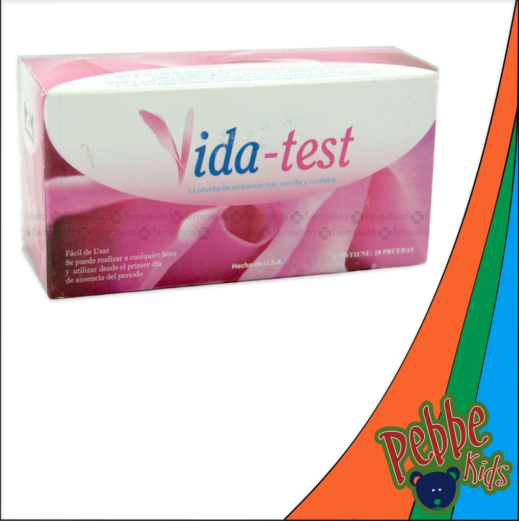 PRUEBA DE EMBARAZO VIDA-TEST C/10
