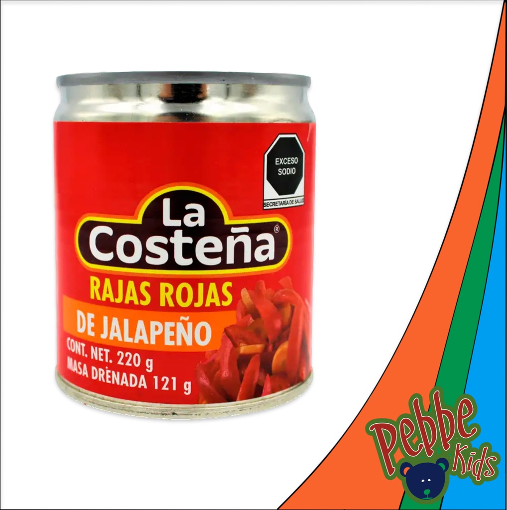 RAJAS ROJAS LA COSTEÑA 220gr.