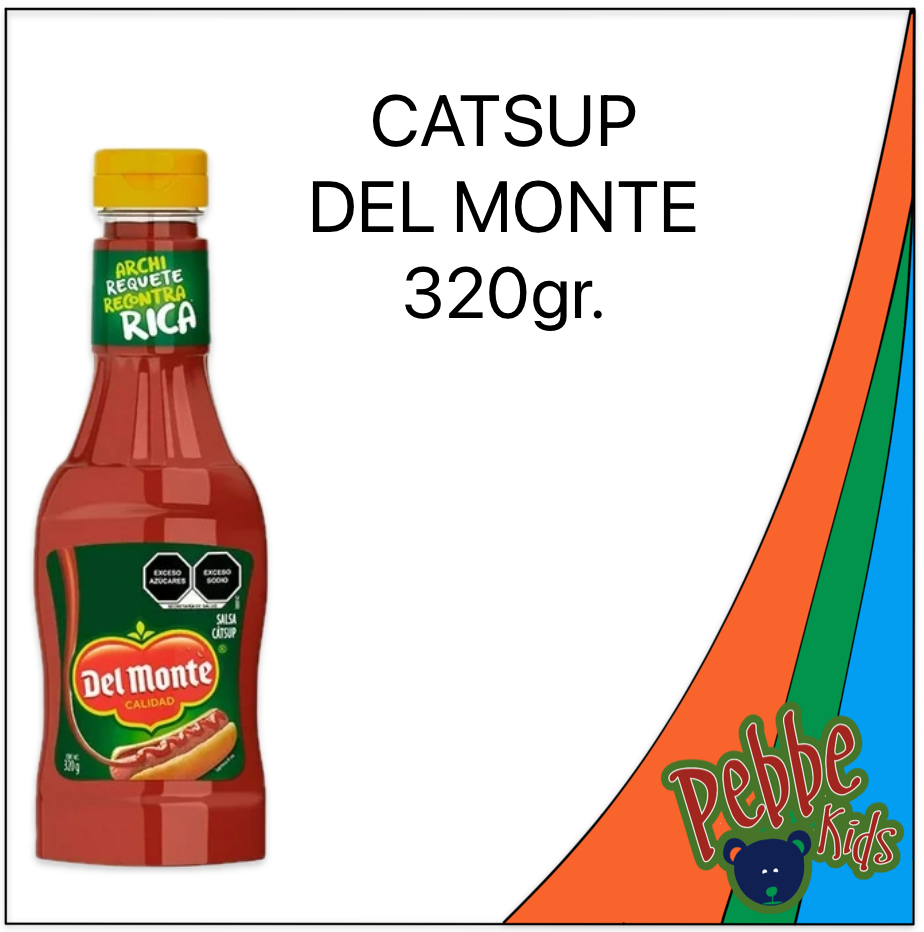 SALSA CATSUP DEL MONTE 320gr.+ BONUS