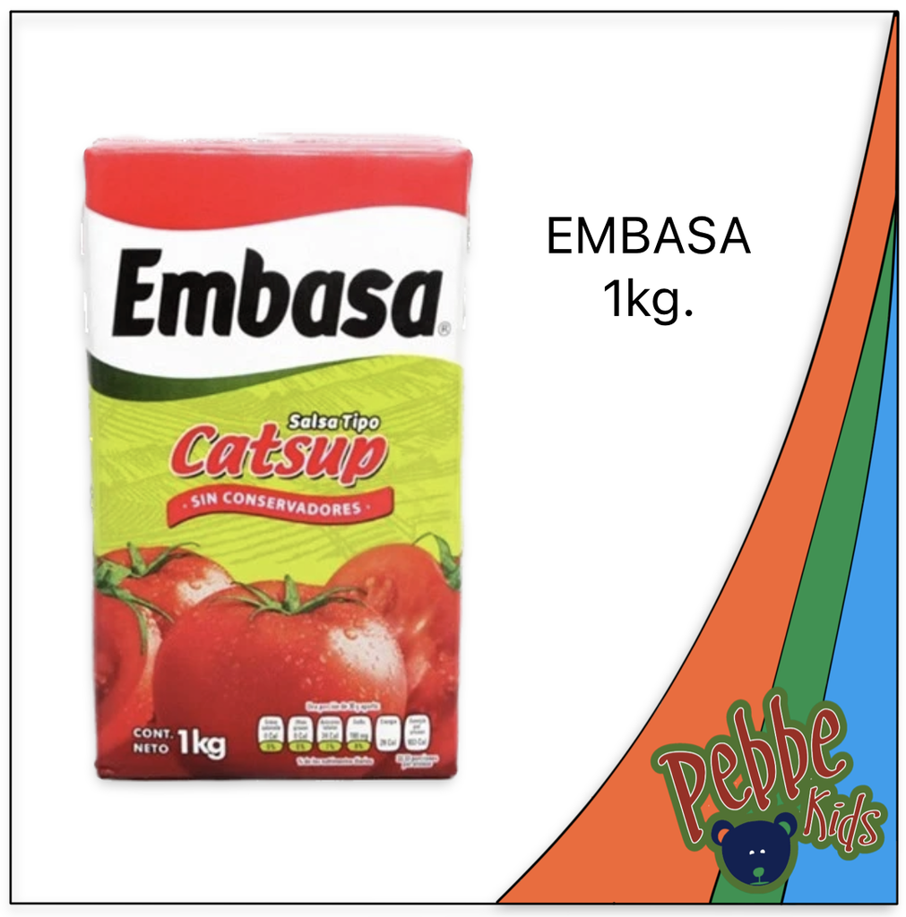 SALSA CATSUP EMBASA 1kg. PIEZA