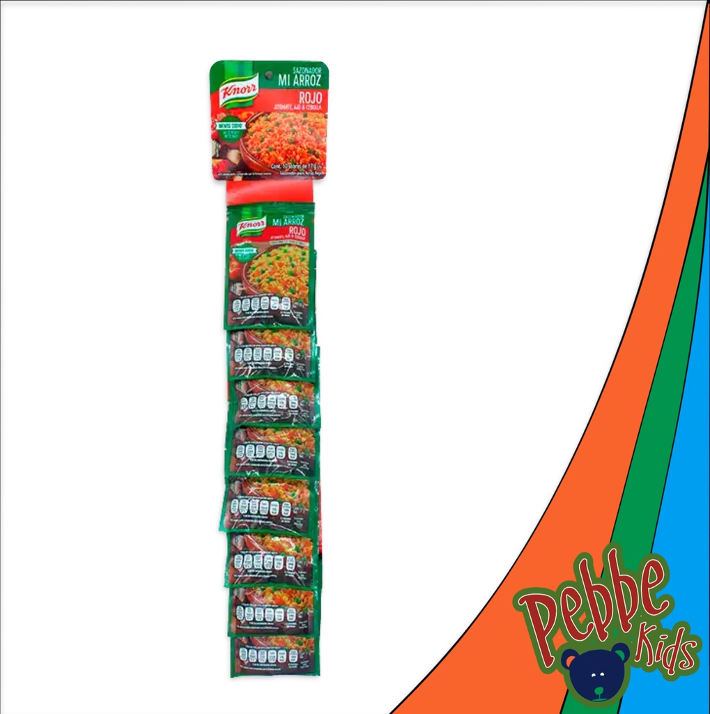 SAZONADOR P/ARROZ ROJO C/10 