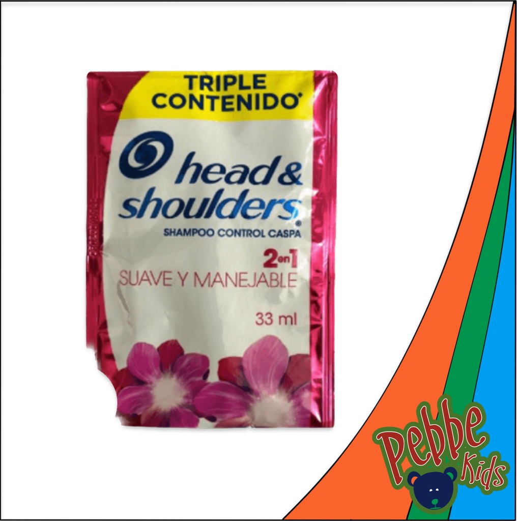 SHAMPOO H&S SOBRE SUAVE Y MANEJABLE C/8