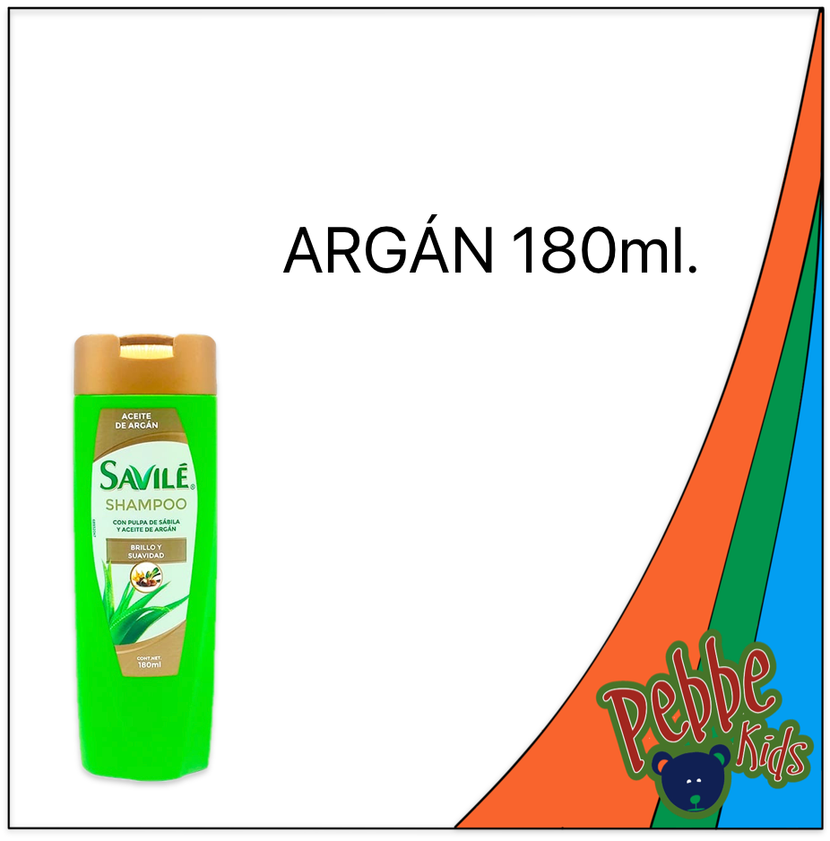 SHAMPOO SAVILE ARGAN 180ml.