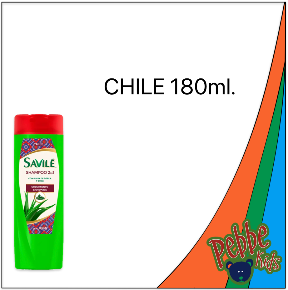 SHAMPOO SAVILE CHILE 180ml.