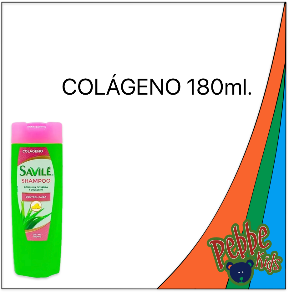 SHAMPOO SAVILE COLÁGENO 180ml.