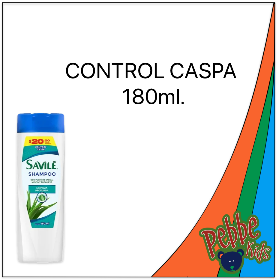 SHAMPOO SAVILE CONTROL CASPA 180ml.