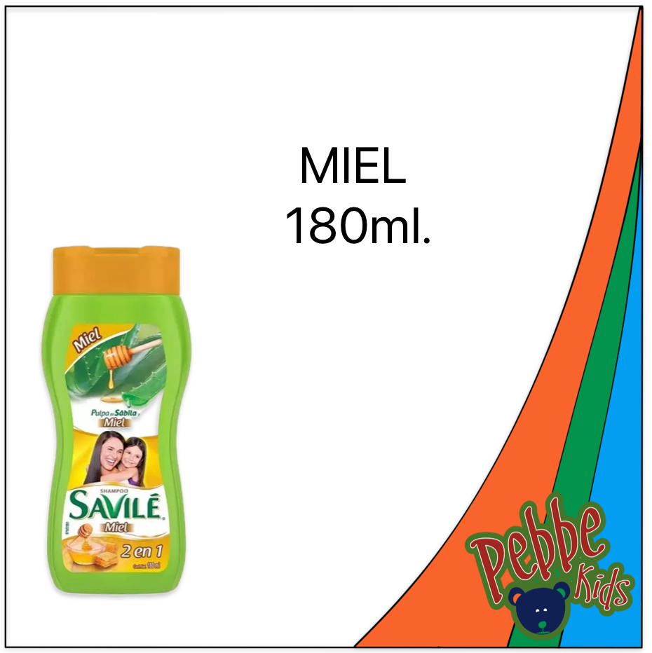 SHAMPOO SAVILE MIEL 180ml.