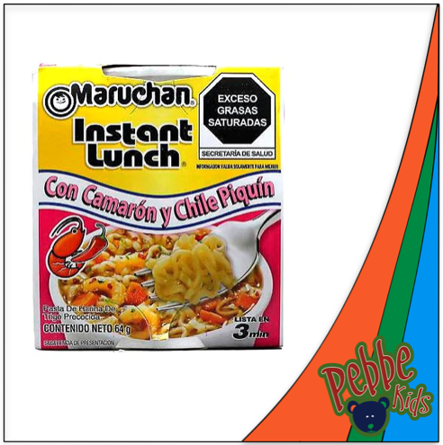 SOPA MARUCHAN CON CAMARON Y CHILE PIQUIN C/12