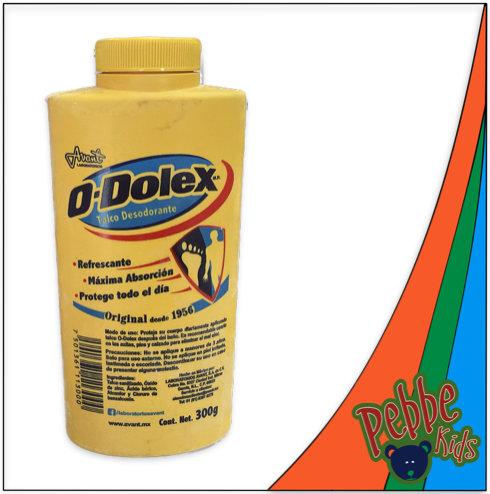 TALCO ODOLEX AMARILLO CLASICO 300gr. GRANDE