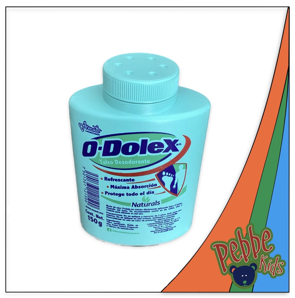 TALCO ODOLEX VERDE NATURALS 150gr. CHICO