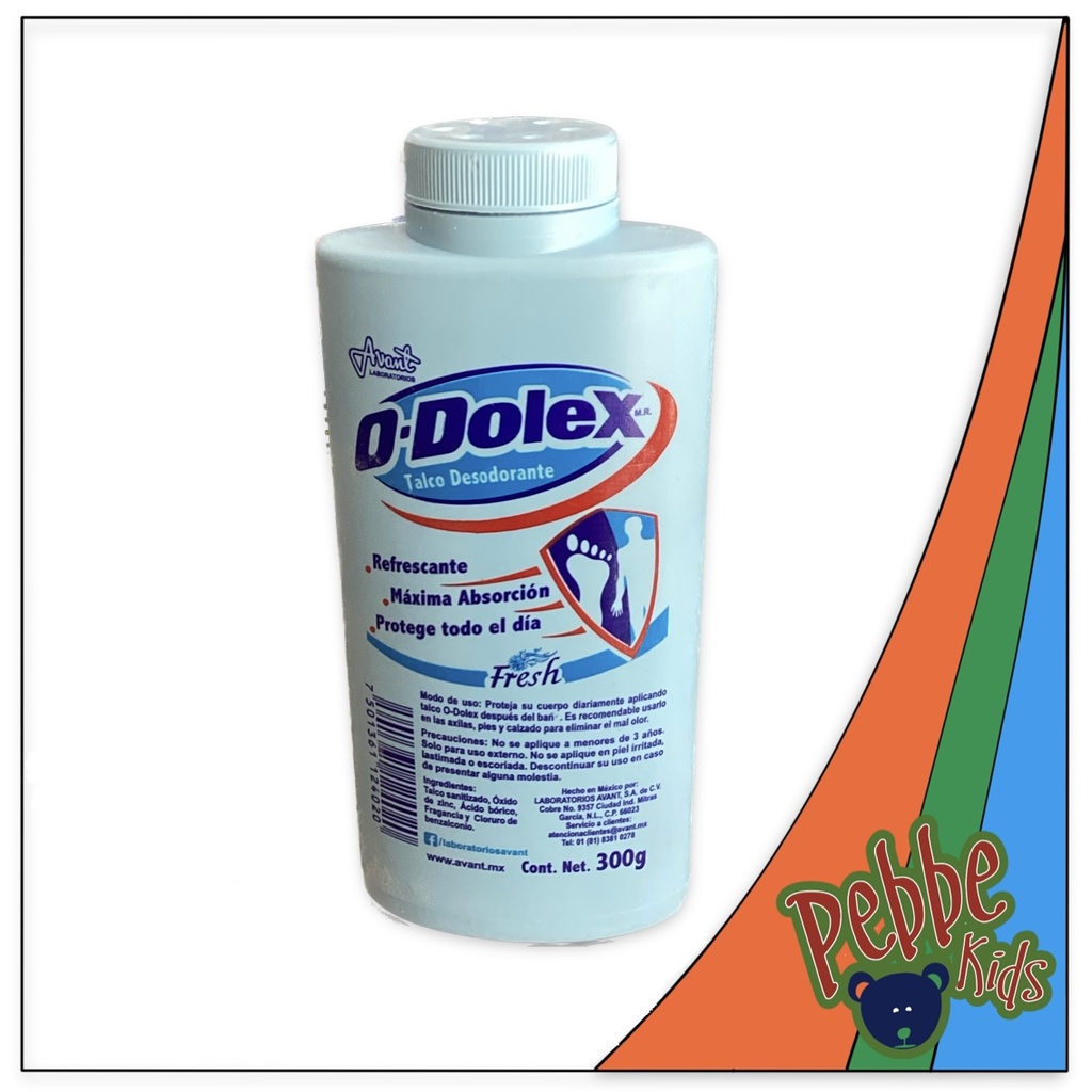 TALCO ODOLEX AZUL FRESH 300gr. GRANDE
