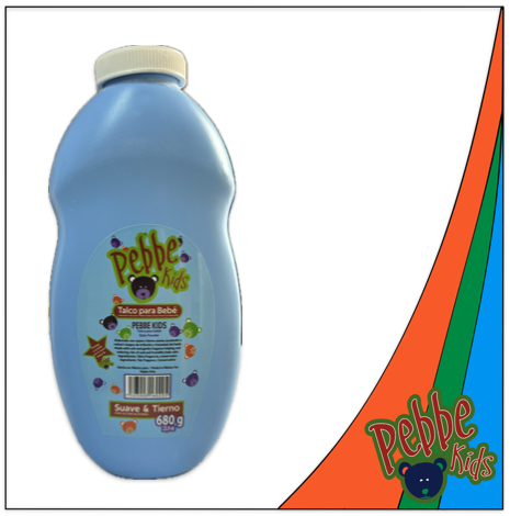 TALCO P/BEBE AZUL PEBE 680gr.