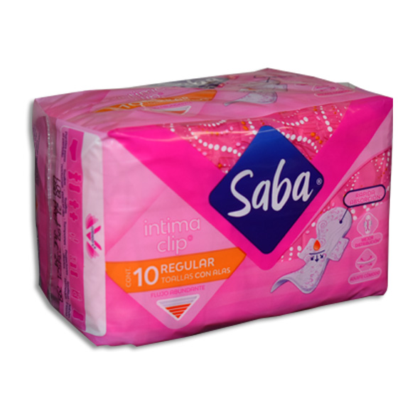 TOALLA SABA CLIP C/ALAS C/10