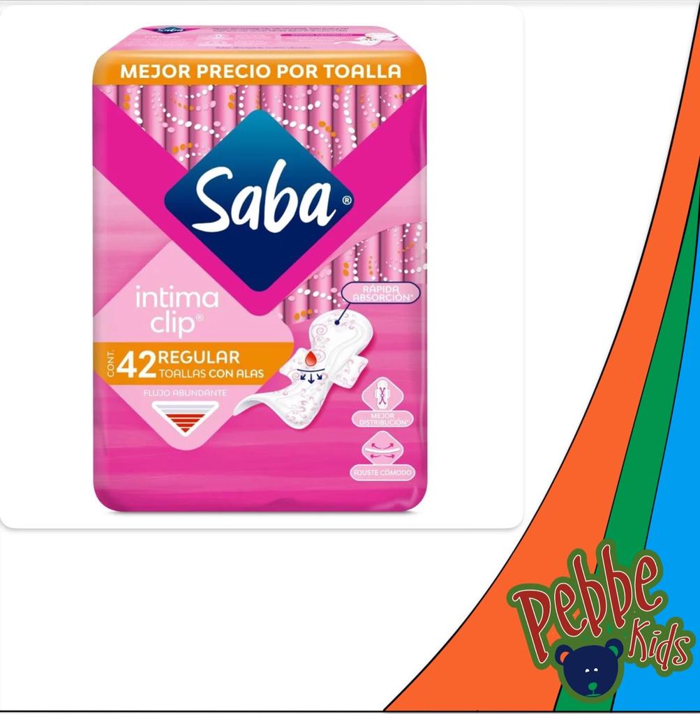 TOALLA SABA CLIP DESPACHADOR C/42 