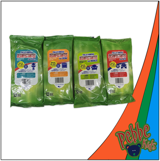 TOALLITAS HÚMEDAS MULTIUSOS C/32