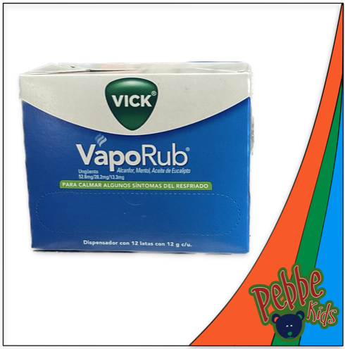 VICK VAPORUB CHICO LATA C/12