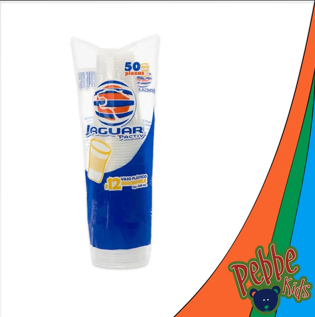 VASO DE PLÁSTICO #12 C/50 JAGUAR