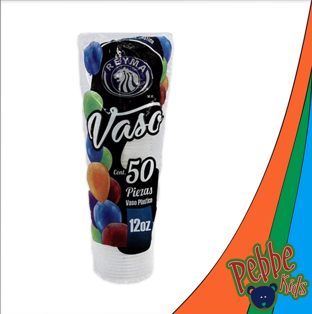 VASO DE PLÁSTICO #12 C/50 REYMA