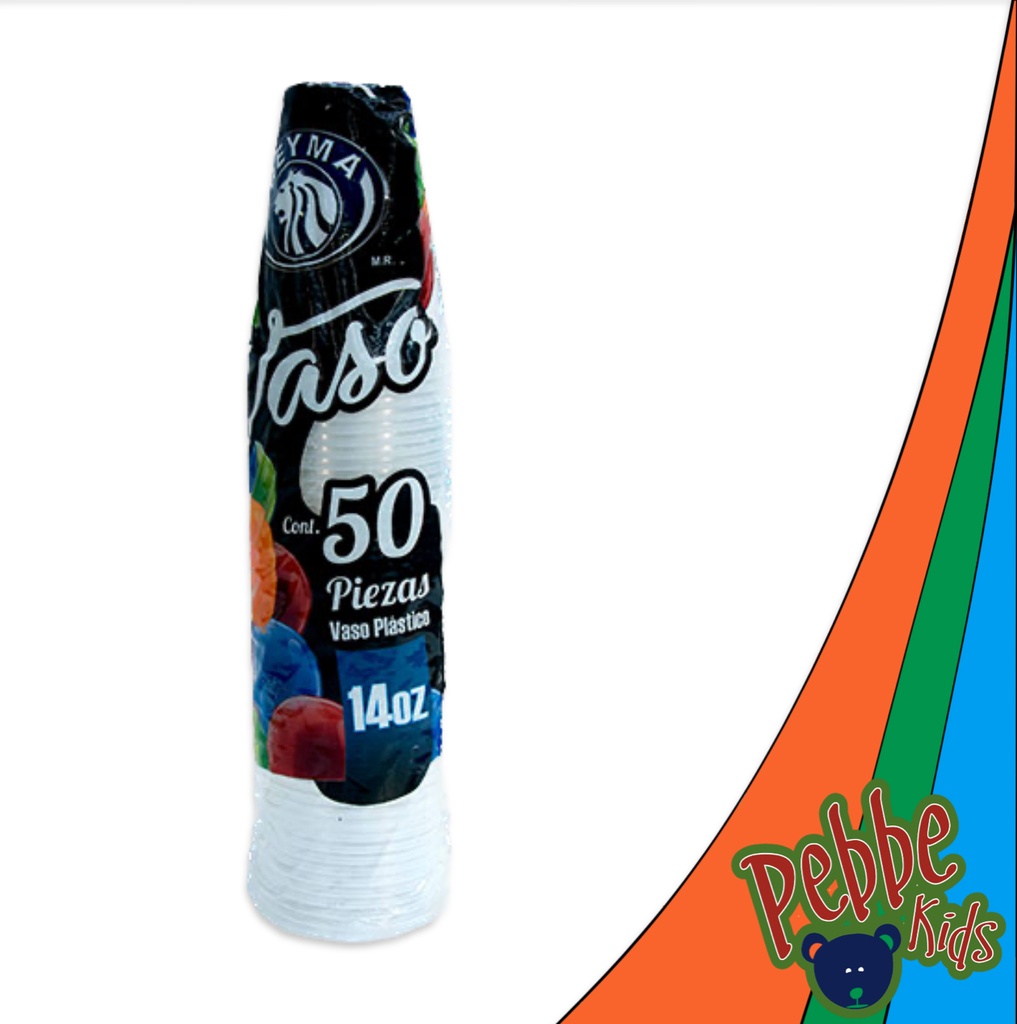 VASO DE PLÁSTICO #14 C/50 REYMA 