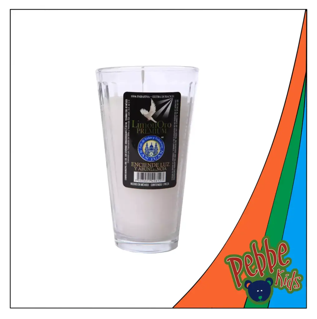 VELADORA SAN JUAN LIMONERO ORO PREMIUM C/20