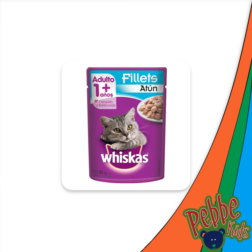 WHISKAS SOBRE ATUN C/8 DE 85gr.