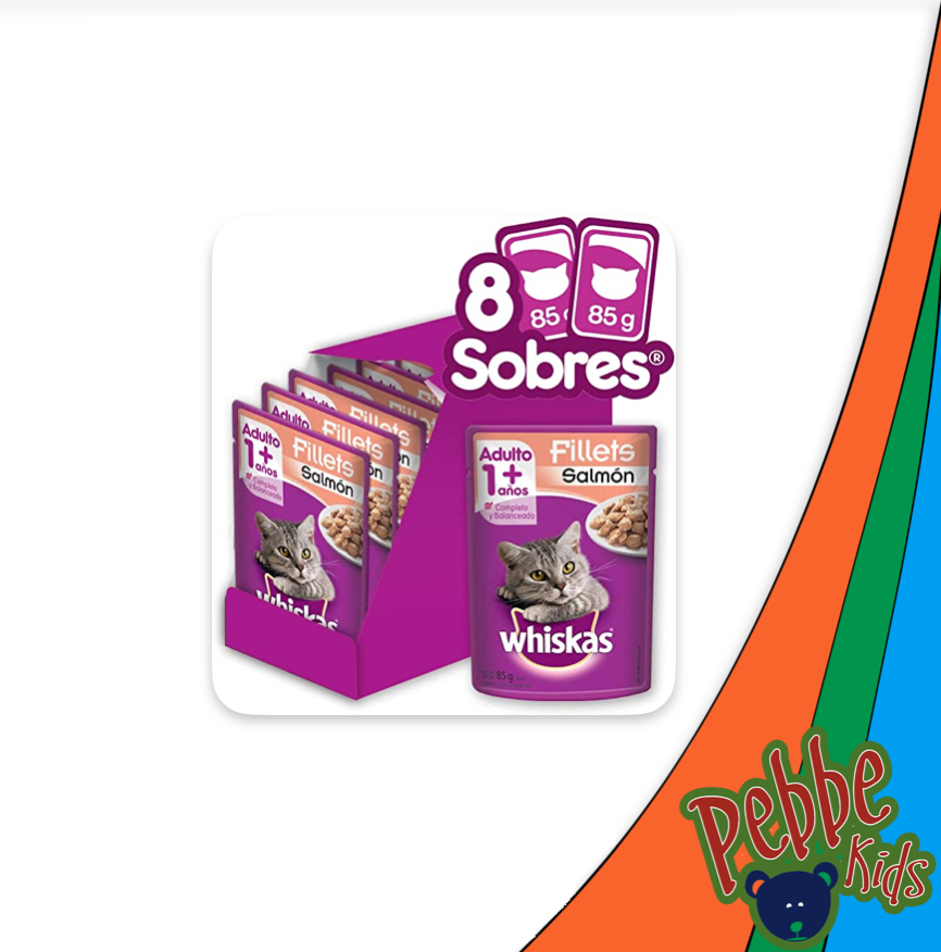 WHISKAS SOBRE SALMÓN C/12