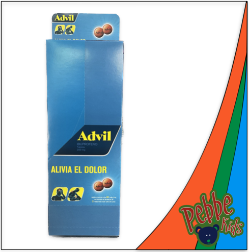 ADVIL 200mg. EXHIBIDOR C/24