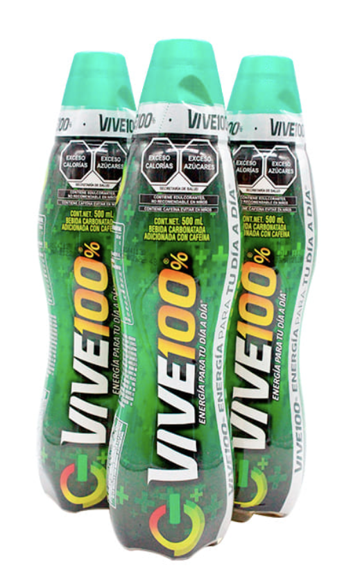 BEBIDA VIVE 100 GRANDE 500ml. C/6