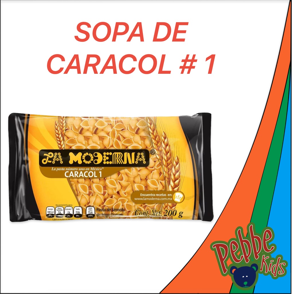 SOPA DE CARACOL #1 LA MODERNA