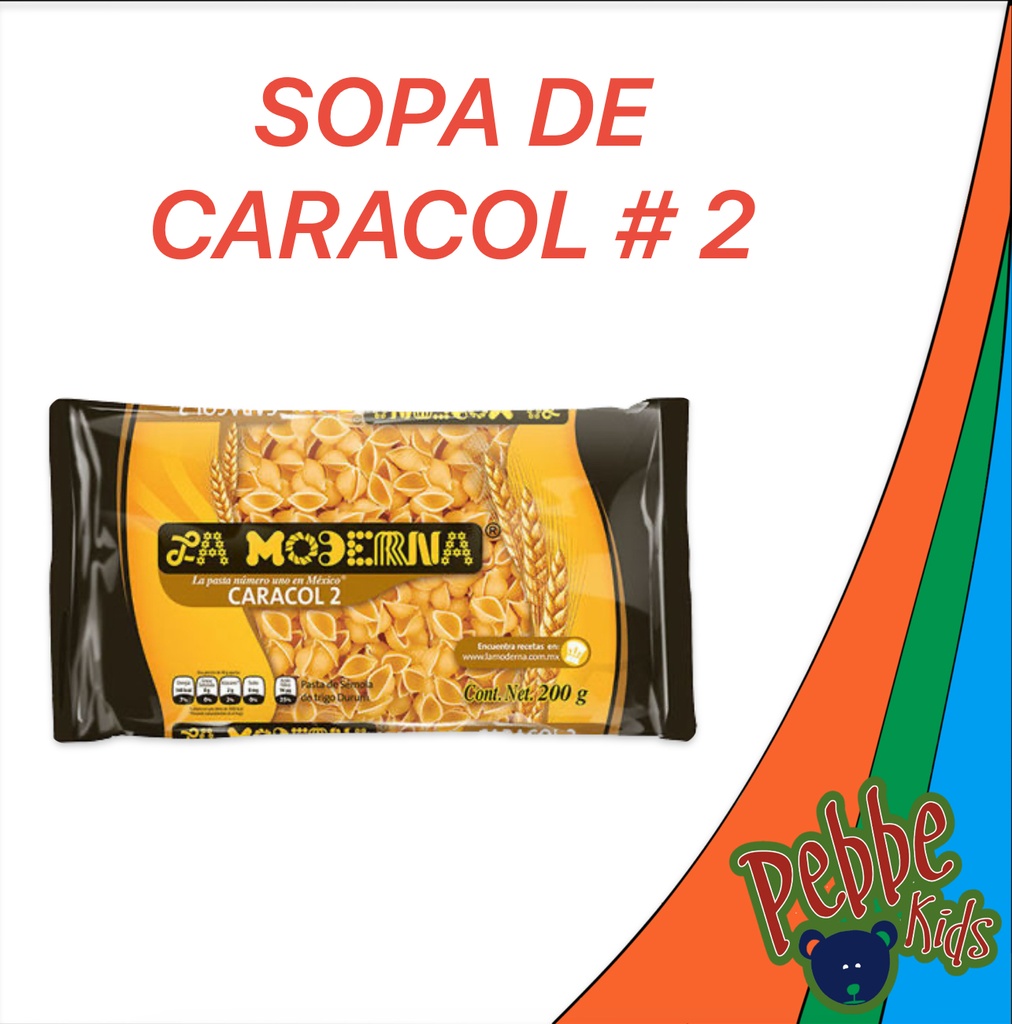 SOPA DE CARACOL #2 LA MODERNA 