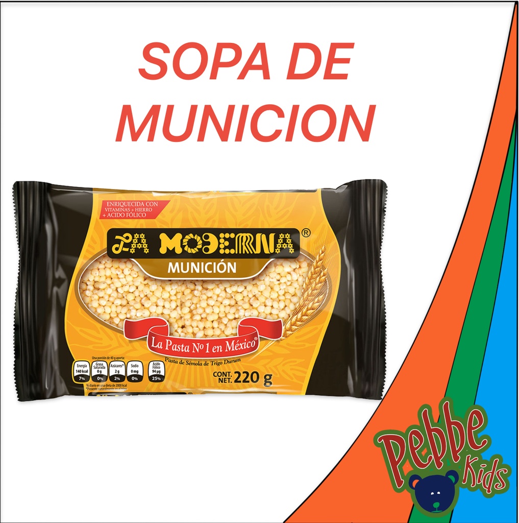 SOPA DE MUNICION LA MODERNA 