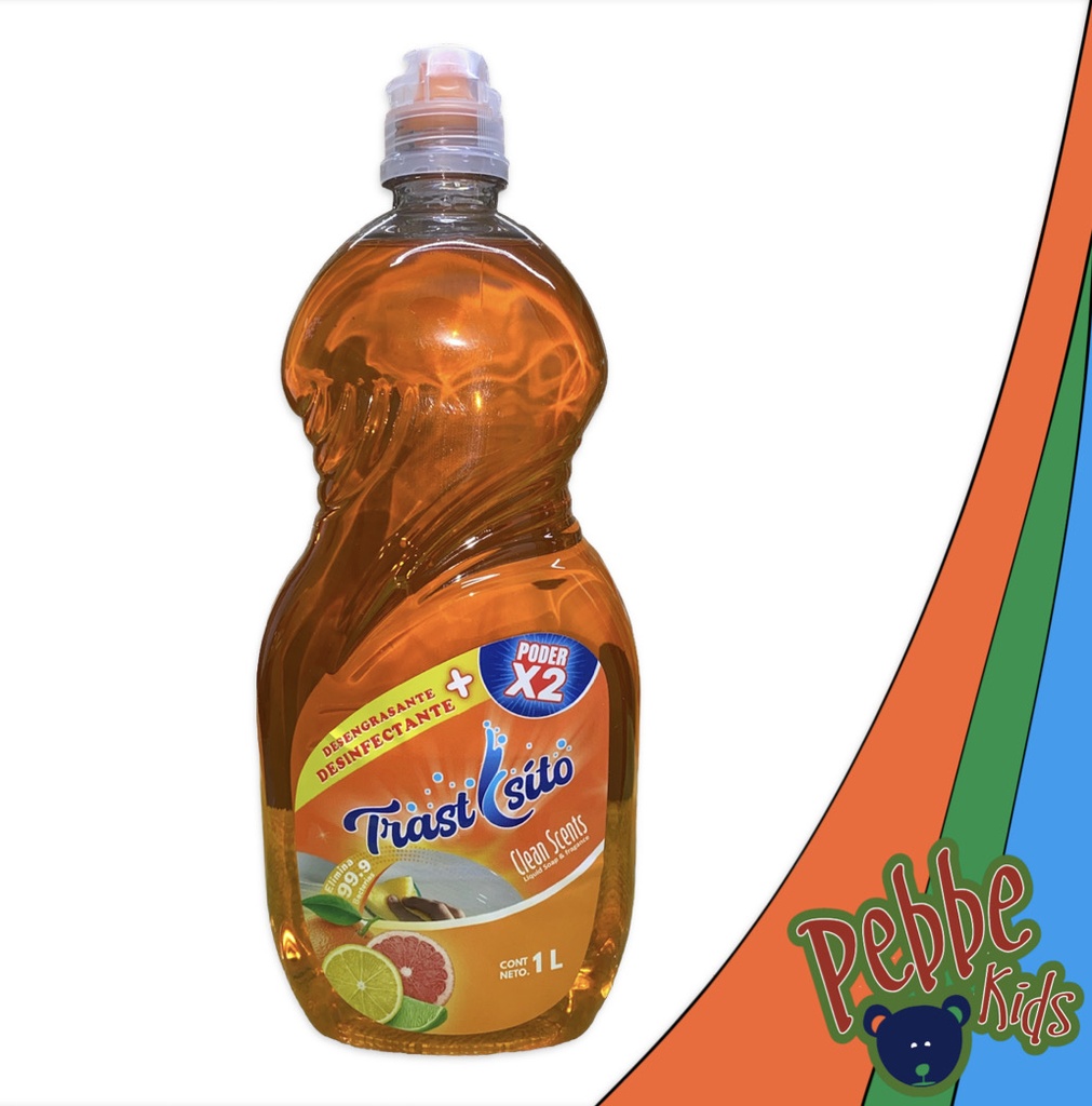 JABÓN TRASTCITO NARANJA CITRICOS 1lt. BY CLEAN SCENTS