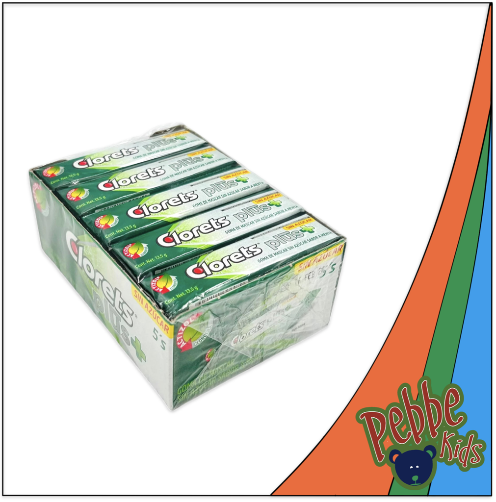 CHICLE CLORETS TIPO AMERICANO C/20