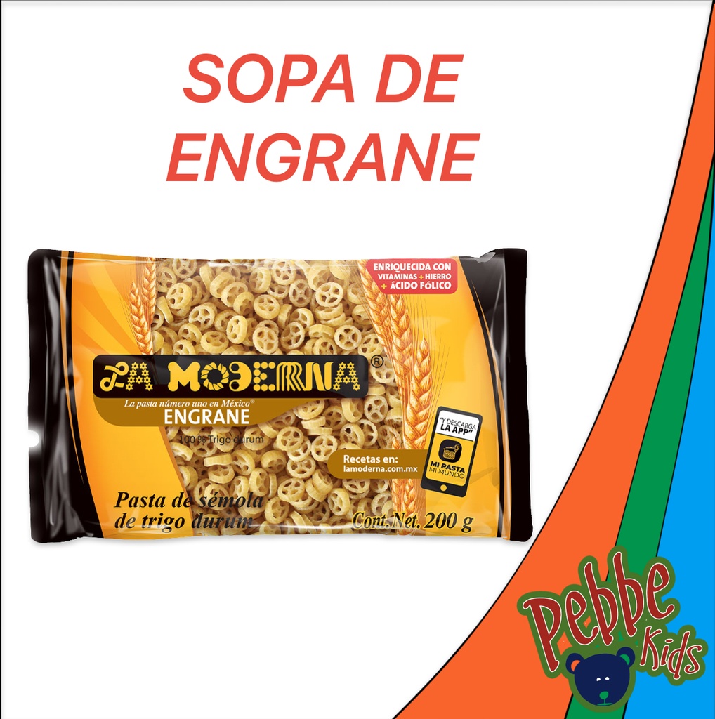 SOPA DE ENGRANE LA MODERNA 