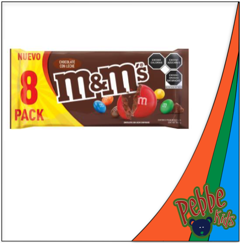 CHOCOLATE M&M LUNETA C/8 de 43.8g