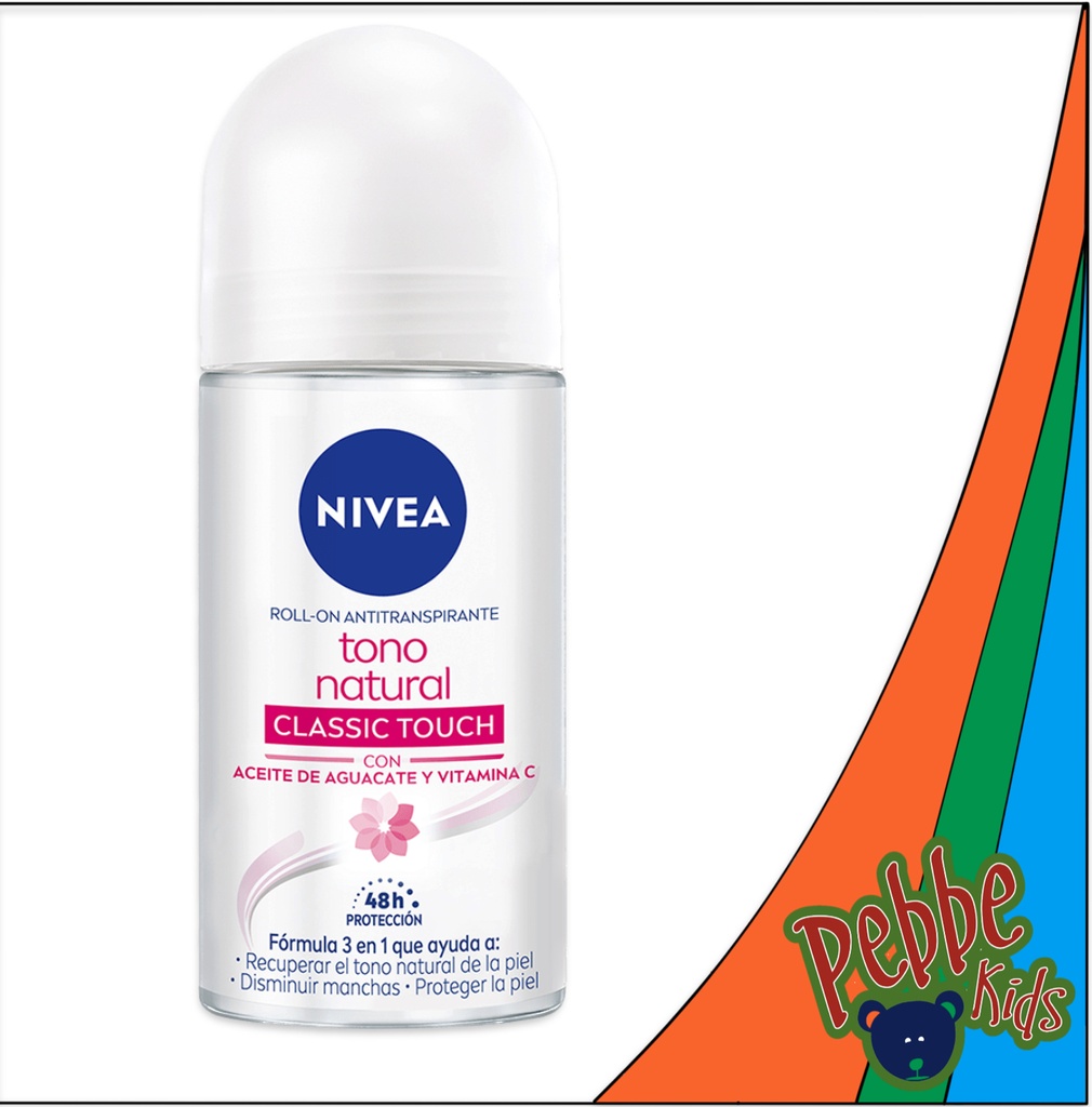 DES. NIVEA ROLLON CLASSIC TOUCH 50ml.