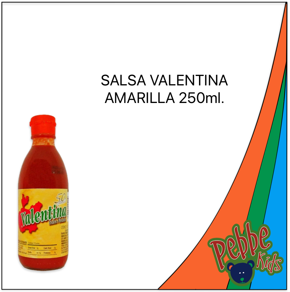SALSA VALENTINA AMARILLA 250ml.