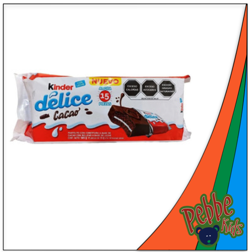 CHOCOLATE KINDER DELICE CACAO C/15