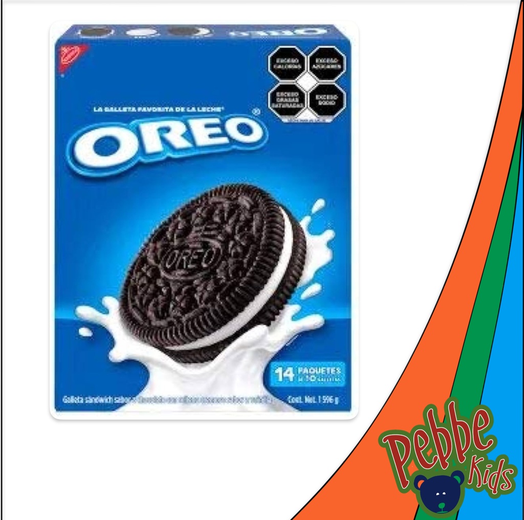 GALLETA OREO EXH 14 PAQ. C/10 GALLETAS 114gr.