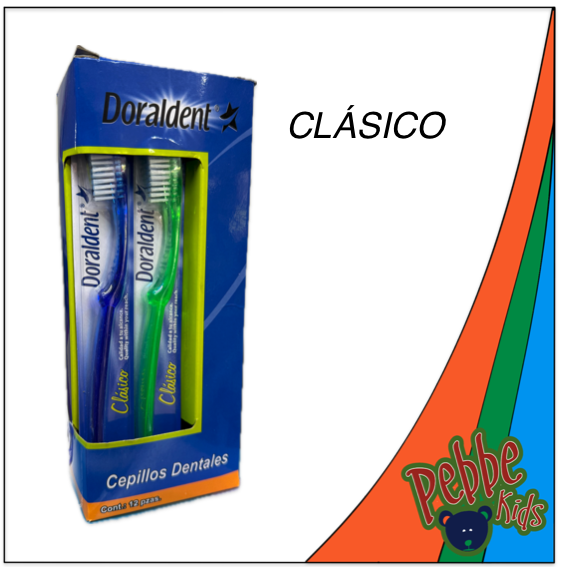 CEPILLO DORALDENT CLASICO ADULTO C/12
